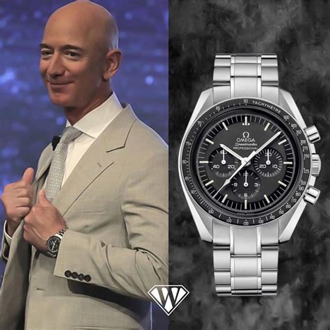 jeff bezos omega speedmaster|Jeff Bezos space watch.